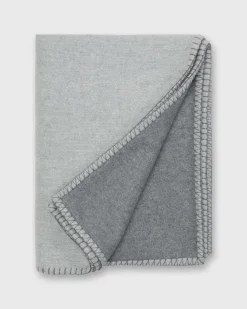 Stitched Reversible Throw Blanket