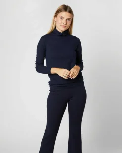 Superfine Funnel-Neck Sweater