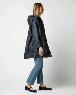 Techno Taffeta A-Line Parka