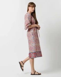 Trapunto Blouson Dress