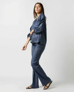 Trapunto Blouson Top