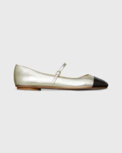 Two-Tone Mary Jane Ballet Flat