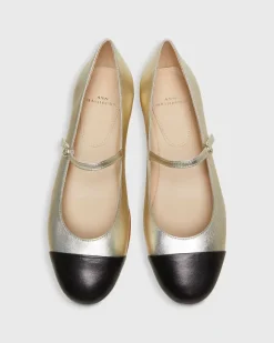 Two-Tone Mary Jane Ballet Flat