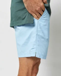 Zip-Front Mid-Length Swim Short