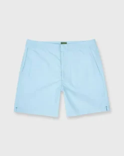 Zip-Front Mid-Length Swim Short