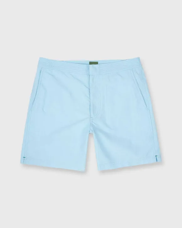 Zip-Front Mid-Length Swim Short