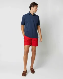 Zip-Front Mid-Length Swim Short