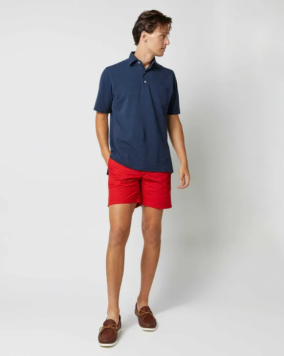 Zip-Front Mid-Length Swim Short