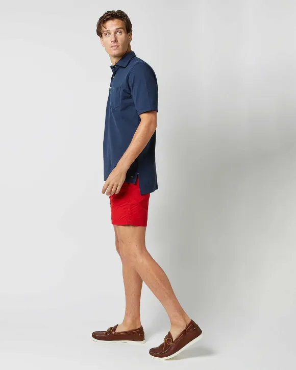 Zip-Front Mid-Length Swim Short