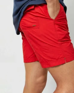 Zip-Front Mid-Length Swim Short