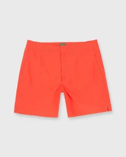 Zip-Front Mid-Length Swim Short