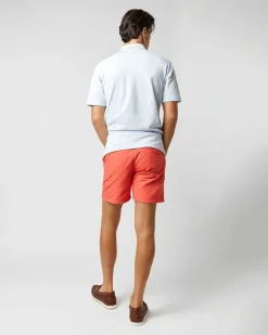 Zip-Front Mid-Length Swim Short