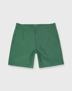 Zip-Front Mid-Length Swim Short