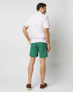 Zip-Front Mid-Length Swim Short