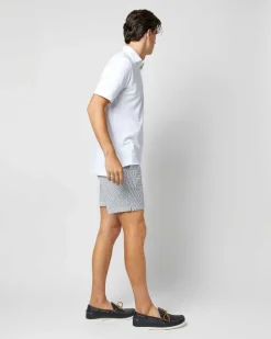 Zip-Front Mid-Length Swim Short