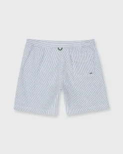 Zip-Front Mid-Length Swim Short